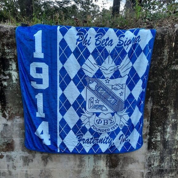 Phi Beta Sigma Fraternity Inc. Blanket / Throw - Picture 2 of 3